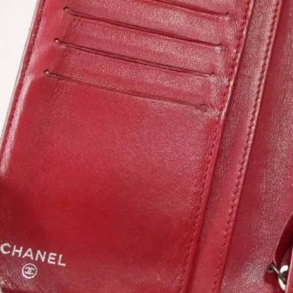 Authentic Red Chanel Matelasse Wallet (WOC) - Picture 3 of 8